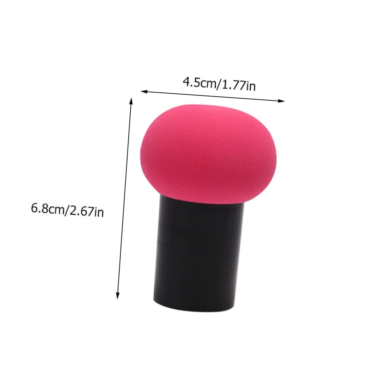 WOFASHPURET 4pcs Mushroom Head Makeup Sponges for Blending Professional Beauty Tool Makeup Pads Powder Buffing Stippling Natural Finish Random Color