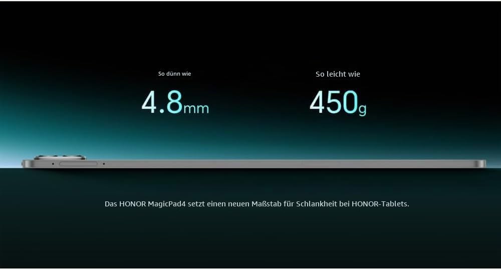HONOR MagicPad 4 Tablet 12,3 Zoll, 12GB RAM, 256GB, WiFi, Grey