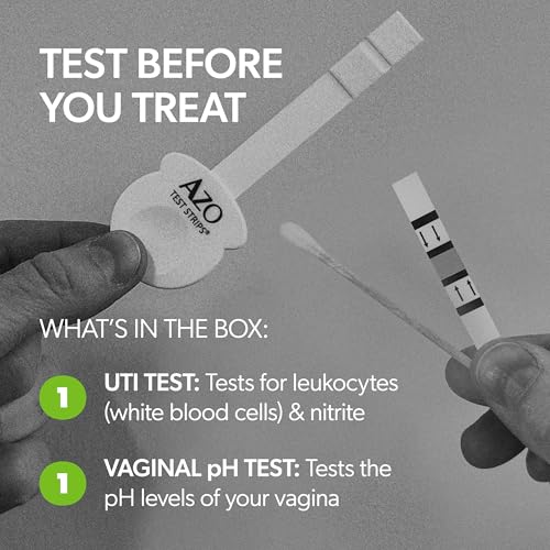 Image of AZO Urinary Tract Infection (UTI) Test Strip + Vaginal pH Test Kit, Fast & Accurate Results, from The #1 Most Trusted Brand, FSA /HSA Eligible