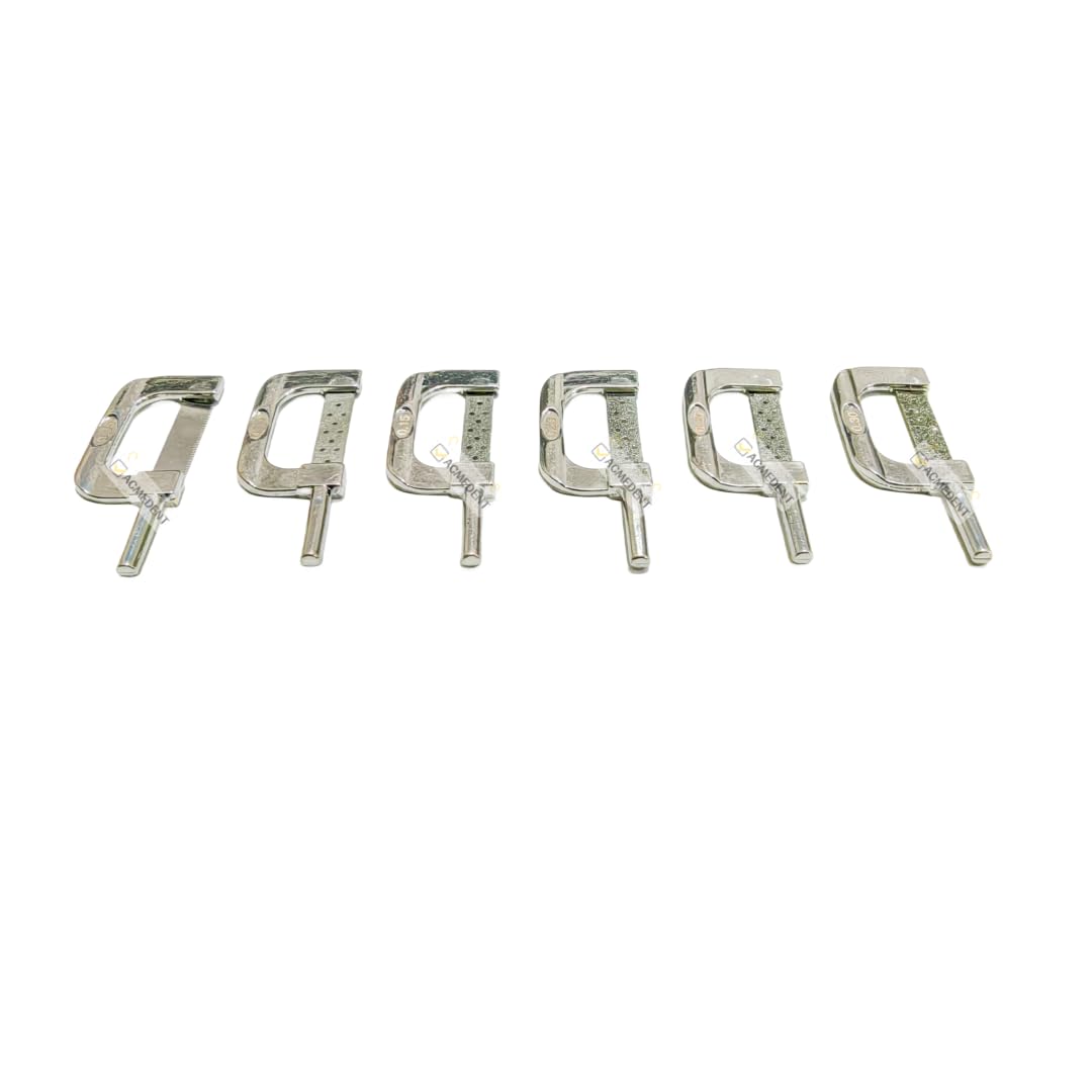 IPR Interproximal Reduction Dental Strips Orthodontic Open Gap Saw Strip Automatic (EachSize*1,Total 6Pcs)