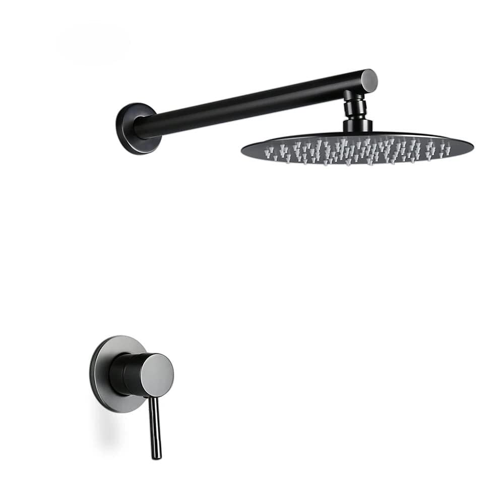 Ensemble de douche anti-calcaire en laiton encastré pour remplacer un vieux robinet