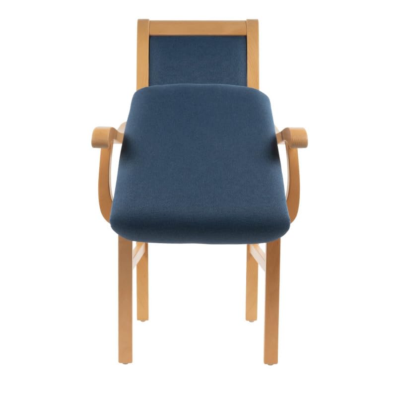 APLOS Chaise d'aide à la levée Suzanne, Bascule Automatique réglable, Chaise Ergonomique collectivité pour Seniors et Personnes à Mobilité Réduite, Tissu Design et résistant