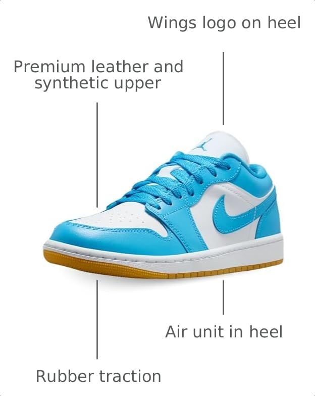 Image of Nike Women's Air Jordan 1 Low-Top Shoes