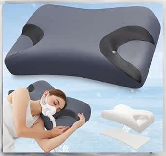 5.0 CPAP-Kissen für Seitenschläfer - Verstellbare Höhe/Nackenunterstützung - Memory-Schaum-Kissen Geeignet für Alle CPAP-Masken-Nutzer -Ideal für Seiten- und Rückenschläfer -Reduziert Luftlecks