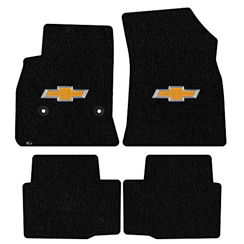 Lloyd Mats Heavy Duty Carpeted Floor Mats for Chevy Cruze 2016-2019 (2/4-ITW2) (Black, Fronts + Rears - Grommet on Driver Only)