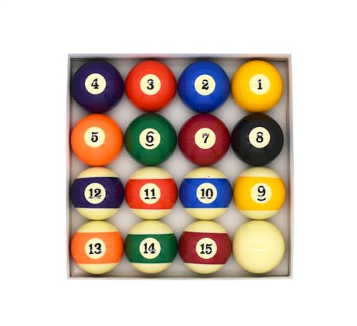 BILMAG Pool Billard Kugeln Kugelset Standard 57,2mm - für 7ft. 8ft. und 9ft. Pooltische BILMAG Pool Billard Kugeln Kugelset Standard 57,2mm - für 7ft. 8ft. und 9ft. Pooltische