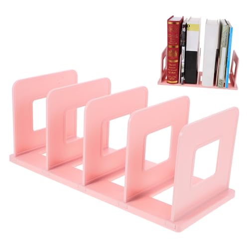 Gadpiparty プラスチック製デスク用ブックエンド 多機能ブックスタンド 書類 雑誌整理用 書棚やオフィス向けの耐久性ある書籍仕切り 収納と装