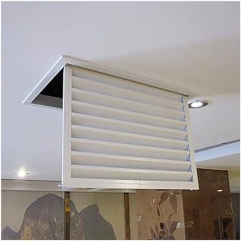 Grille d'aération de porte anti-insecte en aluminium durable pour salle de bain