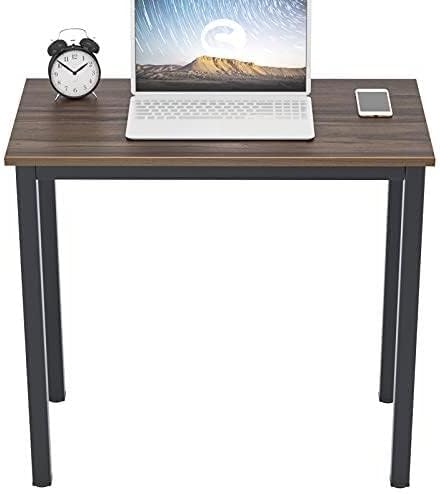 SogesPower SPGC-P2AC3-100BK - Escritorio para computadora de 39.4 pulgadas, mesa de estudio, estación de trabajo para oficina en casa, negro,