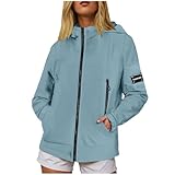 [EOQIFJM] レインウェア レディース レインスーツ 防水 通気 防風 ゴルフレインウェア かっぱ マウンテンパーカー 通勤用 ウインドブレーカー ジャケット 自転車 登山 梅雨対策 軽くて 風を通さない アウトドアジャケット 春秋