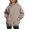 Trendy Queen Womens Oversized Hoodies Fleece Sweatshirts Sweaters Spring Outfits 2025 Pullover Fall Winter Clothes