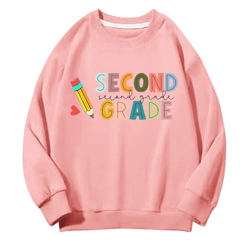 2025 Teen First Day of Kindergarten Shirt Boys Girls Cute Pencil Heart Print Back to School Shirts Toddler Kid School Clothes3