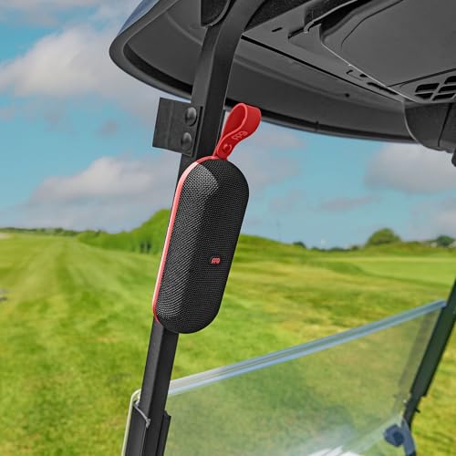 Pin Point Golf Speaker with GPS, 40K+ Courses, IPX7 Waterproof, Red - image 2
