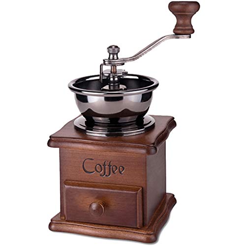 FDQ Máquinas de café expreso Máquina de café de manivela Manual Retra para el hogar pequeño Espresso cafetera con…