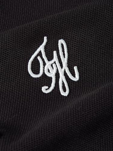 Camiseta polo casual para hombre de Tommy Hilfiger, manga corta, corte regular con logo bordado miniatura 5