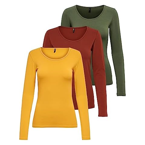 ONLY Long-Sleeved Shirt Pack of 3 Cover