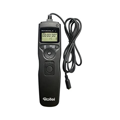 Rollei Remote Release Cable Nikon - Backlit LCD Easy to read and easy to use - Black Cover