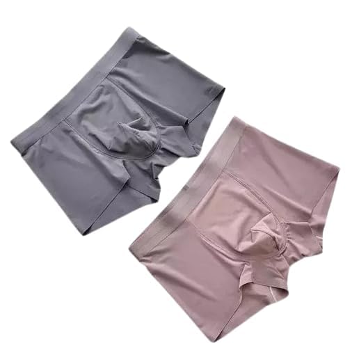 EthikaPresents Plain Nylon Underwear for Men Multicolour (XL, Multicolour)