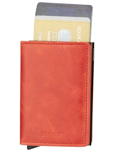 Image of Secrid Slim Wallet Original Leather With Rfid Safe Card Case