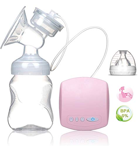 Image of Electric Single Breast Milk Pump for Trave Automatic Portable,Massage & Suction,Memory Function,Comfortable