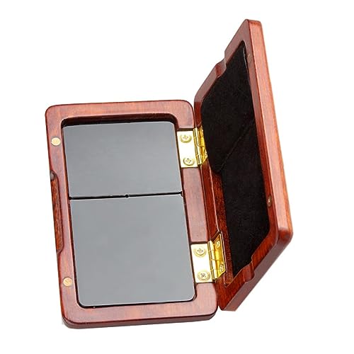 GOOHOCHY Walnut Wood Reed Case Box Breathable Easy Open for Saxophone and Clarinet Reed