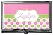 YouCustomizeIt Personalized Pink & Green Dots Business Card Case