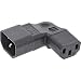 Produktbild InLine® 16723E Netzadapter IEC 60320 C14 / C13, Links/rechts gewinkelt, 3pol. Kaltgeräte