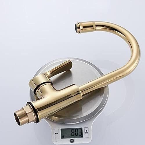 Rubinetto, Rubinetto per lavello da Cucina Compatibile con Bar Agriturismo Commerciale, Rubinetto da Cucina Girevole di Lusso in Oro Rosa/Oro/Cromo, Miscelatore per lavabo da Bagno, Rubinetto per