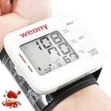 WEONY Blood Pressure Monitor for Home Use,Automatic Wrist Blood Pressure Monitor,Adjustable Wrist Blood Pressure Cuff (5.3-8.5”) 2*90 Reading Memory Digital Blood Pressure Machine with Carrying Case