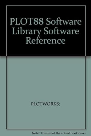 Plot88 Software Library Software Reference Plotworks Amazon Books