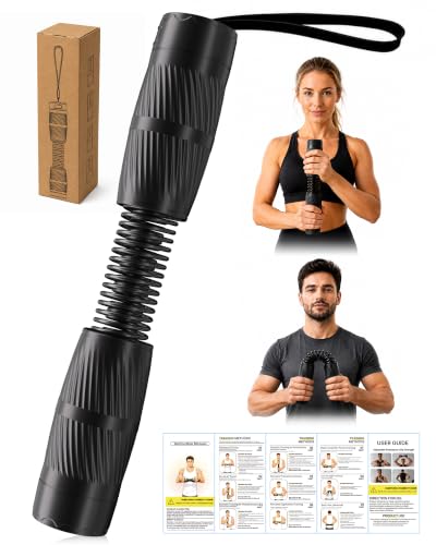 Grip Strength Trainer, 2-in-1 Twist & Bend Forearm Wrist Exerciser, Black