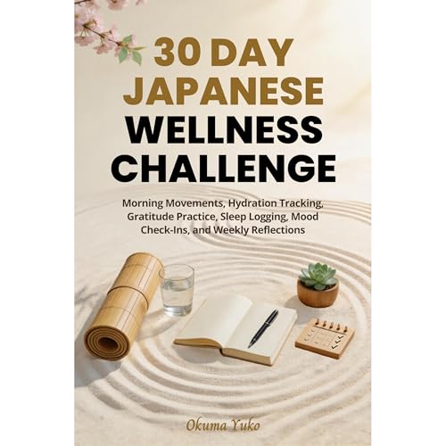 30 Day Japanese Wellness Challenge Audiolibro Por Okuma Yuko arte de portada