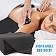 Xiaozhifu 50PCS Einweg Bettlaken, Einweg Massageliege Bettlaken Auflage Schwarz für Massageliege,Einweg Bettlaken Massagelaken für Schönheitssalon SPA Krankenhausbetten Tattoo Hotels 80x180cm