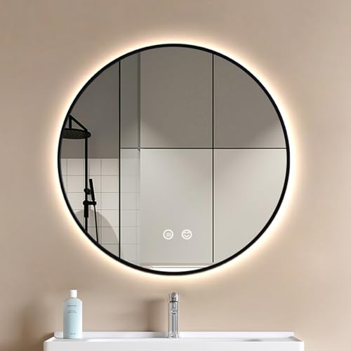 Miroir intelligent décoratif haut de gamme avec lumière modulable