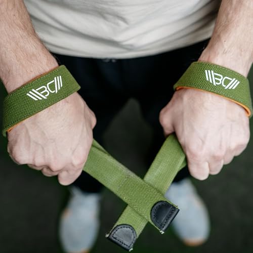 Image of WARM BODY COLD MIND V2 Lifting Wrist Straps for Weightlifting - Hand Straps for Powerlifting, Weight Lifting, Bodybuilding Functional /Cross Training, Deadlift Gym Bar, Cotton