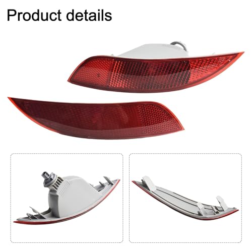 Reflectores traseros F1EZ13A565A de ABS rojo para Focus Hatchback 2015-2018 5