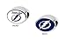 Tampa Bay Lightning 2-Sided Bead Fits Compatible With Pandora Style Bracelets