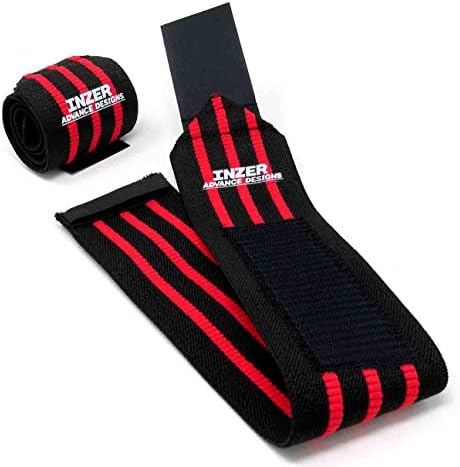 Inzer Iron Z Wrist Wraps (Pair) - Powerlifting Weightlifting Strength Training (20" - Medium)