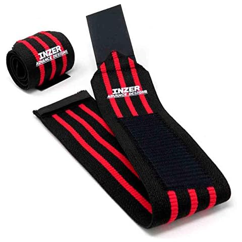 Inzer Iron Z Wrist Wraps (Pair) - Powerlifting Weightlifting CrossFit Strength Training (36 Long) Cover
