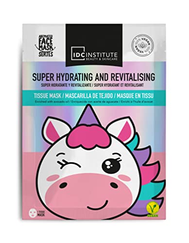 Idc institute Unicorn Fabric Moisturising and Revitalising Face Mask - Pack of 2