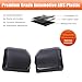 Heutamo Rear View Mirror Cover Cap Compatible with Toyota Land Cruiser 250 Prado J250 LC250 2024 2025 Accessories, ABS Door Side Rearview Mirror Cover Cap, 2Pcs