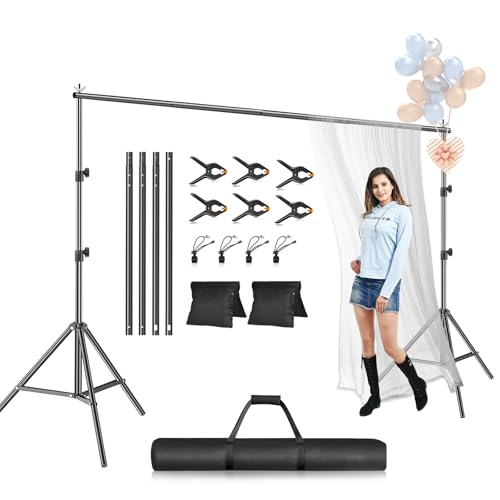 Cadre de support de fond EMART 3x2,1 m réglable pour studio photo