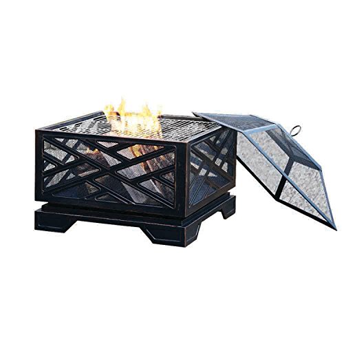 Pleasant Hearth Martin Extra Deep Wood Burning Fire Pit, 26-Inch #TOP4