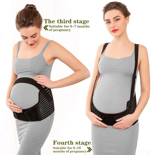 Faja de embarazo soporte abdominal y lumbar ajustable miniatura 5