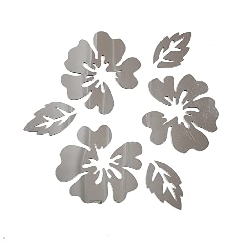 Acryl Blumen Wandtattoo 3D Wanddeko Modern Wohnzimmer Schlafzimmer Flur...