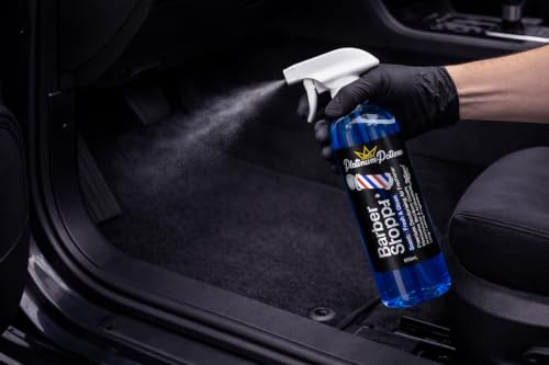 Image of Water-Based Car Air Freshener Spray | Luxury Automotive Deodorizer | Mold-Resistant Formula | Eliminates Odors and Refreshes Vehicle Interior | 17 fl oz | Barber Shoppe