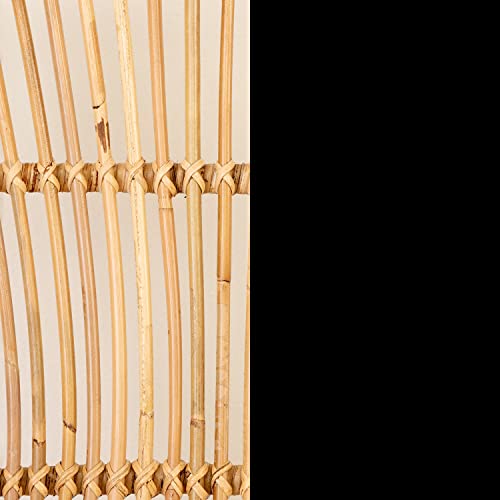 South Shore Balka Rattan Dining Chair, Set Of 2 Rattan And Black, Bohemian Harmony #TOP4