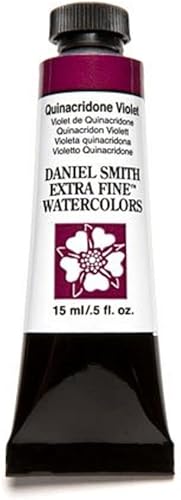 Miniatura 4 de DANIEL SMITH 284600087 Tubo de pintura de acuarela extrafina de 05fl oz quinacridona escarlata quemado