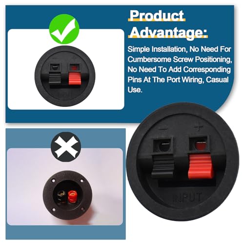 Terminal para caja de altavoz, pack de 2 unidades miniatura 5