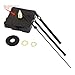 Bjerg Instruments 5 Pack Bulk Clock Parts with Replacement Movement Mechanism and Hands for 9 or 10 inch Clock (Classic)